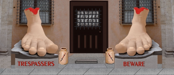 Creation of Trespassers Beware: Step 10